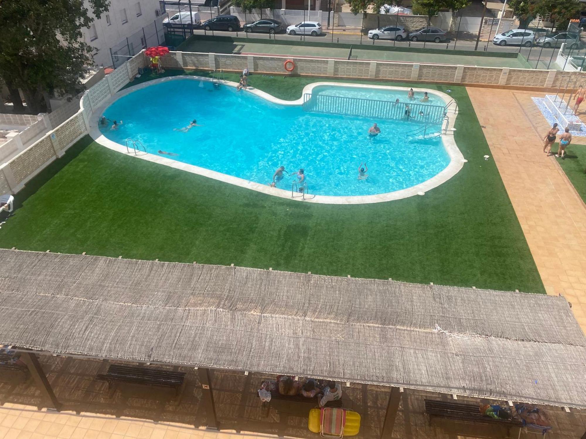 Apartamento 1ª Linea De Playa - Con Piscina Y Parking Playa de Gandia Exterior foto